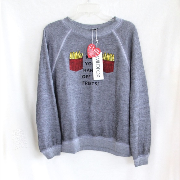 Wildfox “Hands Off My Friets” Sweatshirt - Picture 5 of 6